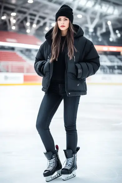 hockey game outfit ideas for women